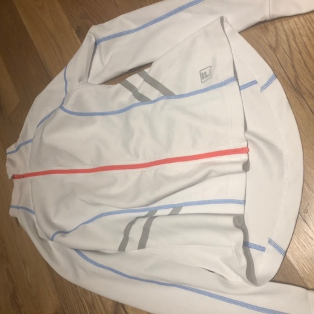 White FILA Sport athletic jacket
